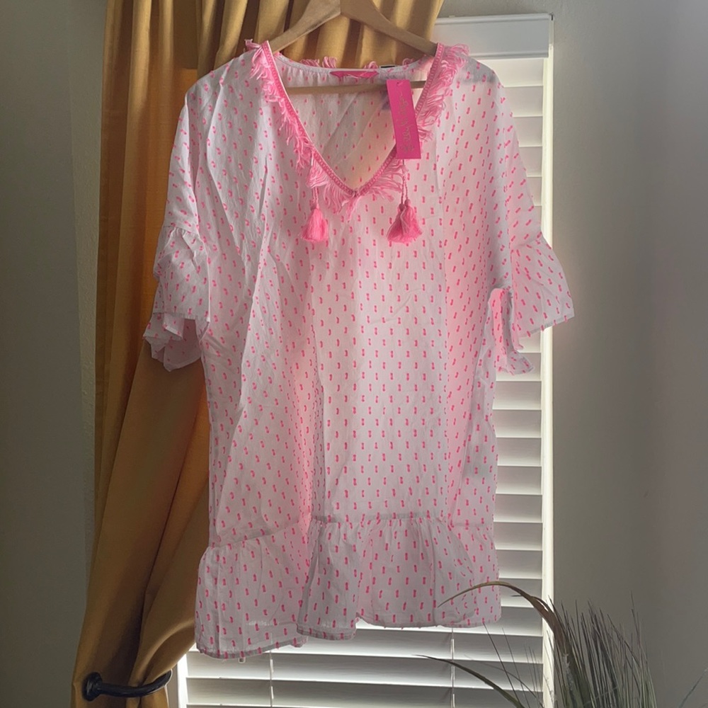 NWT Lilly Pulitzer kipper coverup XL